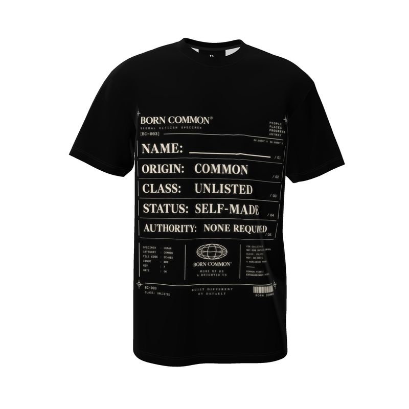 "Class: Unlisted" All-Over Statement Tee